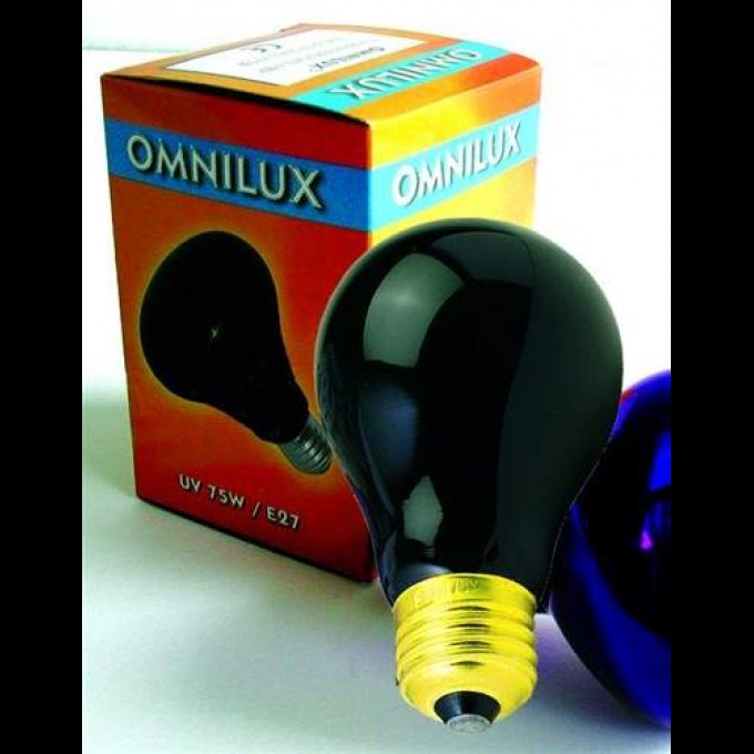 UV žárovka A19 75W Omnilux, E27