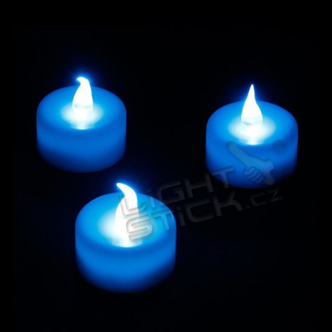 Čajová svíčka LED  1,8cm (na baterie) nehořlavá svíčka, různé barvy