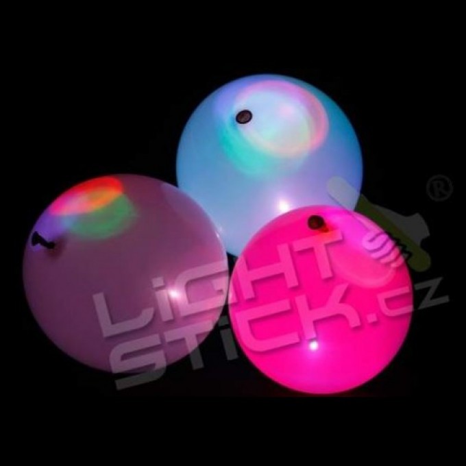 Nafukovací balónek 5ks, svítící - různé barvy