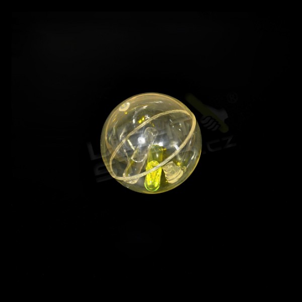 Svítící míč zelený Ø 6,5cm - akce