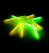Svítící tyčinka POWDER (chemické světlo) Lightstick 15 cm, 50ks / obal, 1 ampule, 1 x 24 hodin, - Zelená